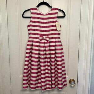 New Rachel Riley Girls Striped Party Dress